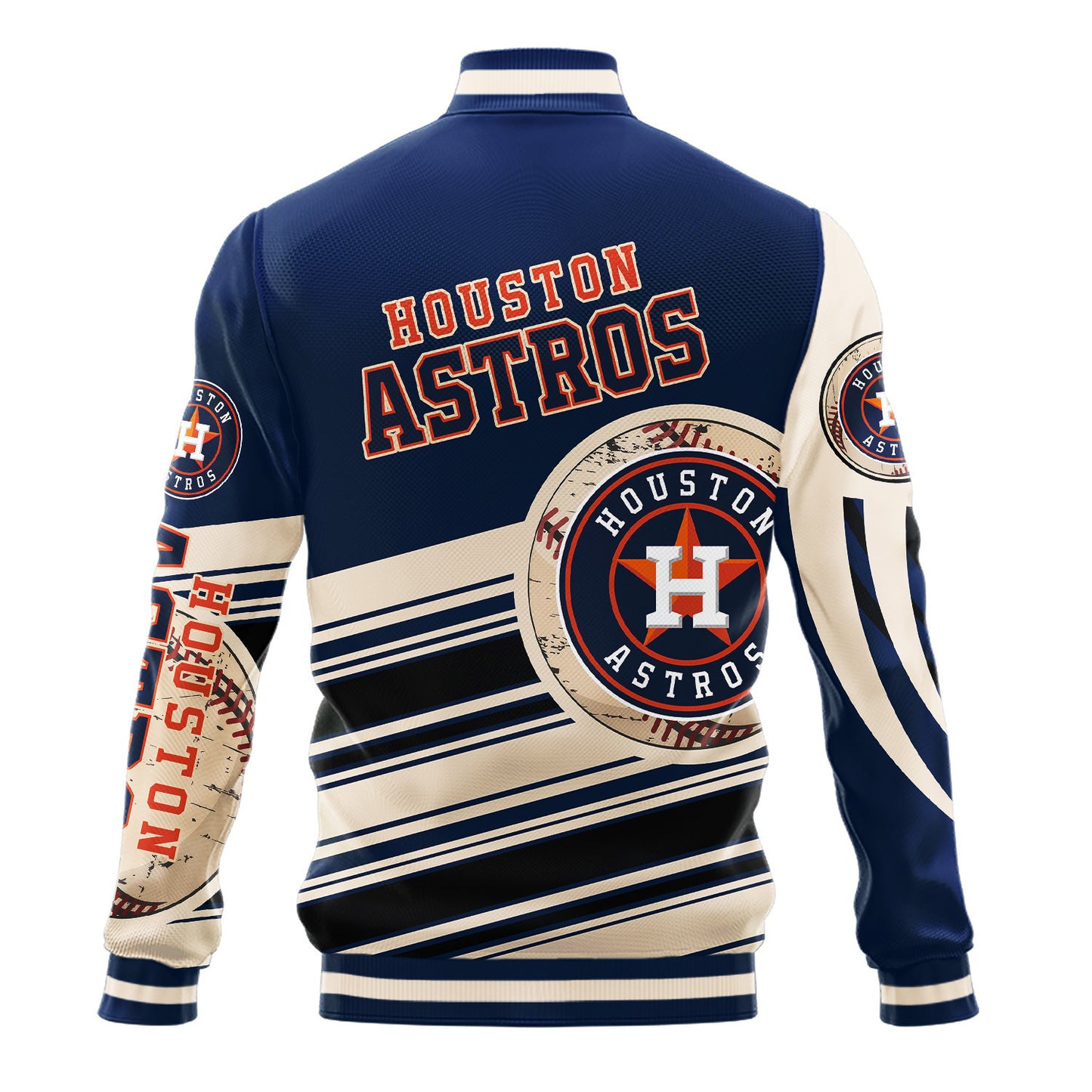 Houston Astros - Major League Baseball AOP Varsity Jacket V9 - All-Over-Printed Jacket