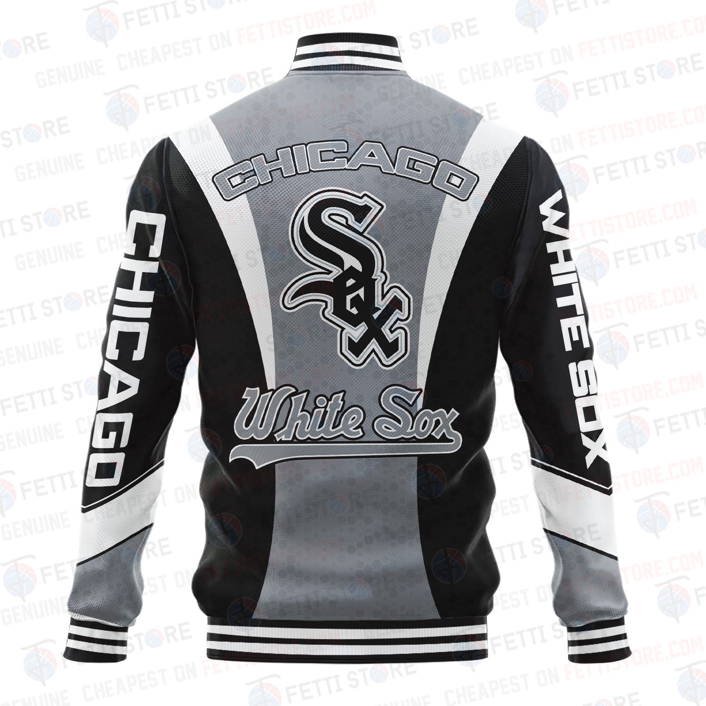 Chicago White Sox American League Baseball Varsity Jacket SH1 V2 - All-Over-Printed Jacket