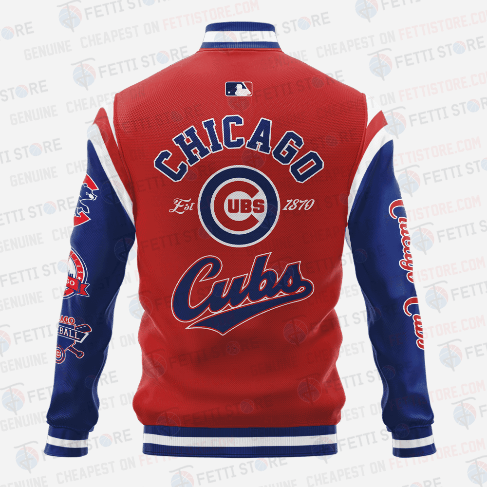 Chicago Cubs Major League Baseball AOP Varsity Jacket SH1 V1 - All-Over-Printed Jacket