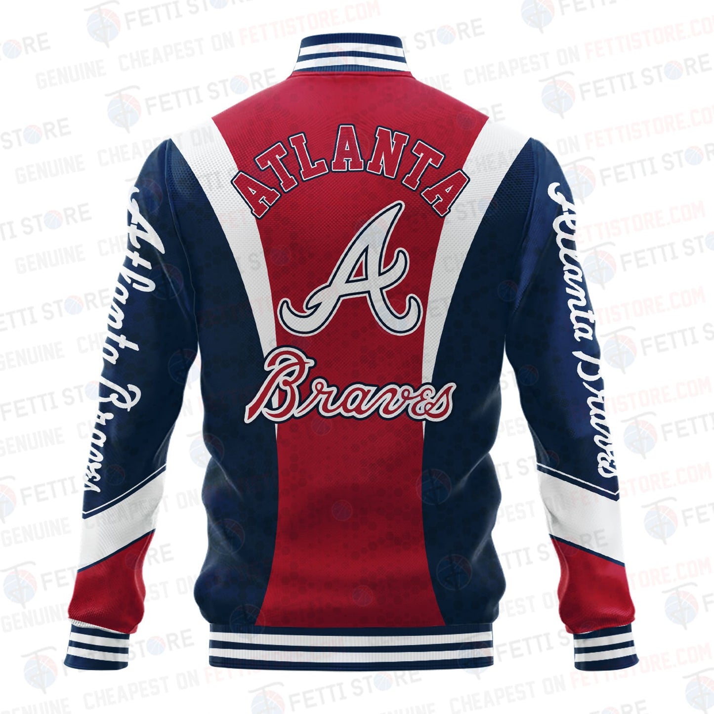 Atlanta Braves American League Baseball Varsity Jacket SH1 V2 - All-Over-Printed Jacket