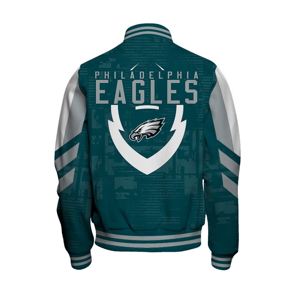 Philadelphia Eagles Football Team 2024 - 25 Proud To Be Different Unisex Varsity Jacket - All-Over-Printed Jacket