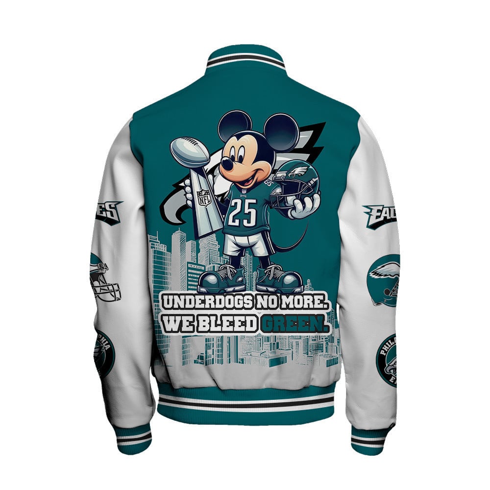Philadelphia Eagles National Football League Varsity Jacket STM V5 - All-Over-Printed Jacket