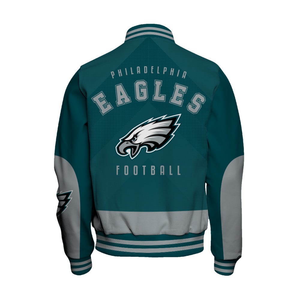 Philadelphia Eagles Football Team 2024 - 25 Stay Ahead Of The Trend Unisex Varsity Jacket - All-Over-Printed Jacket