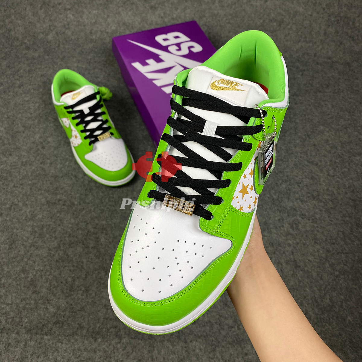 Supreme x Dunk Low OG SB QS 'Mean Green'