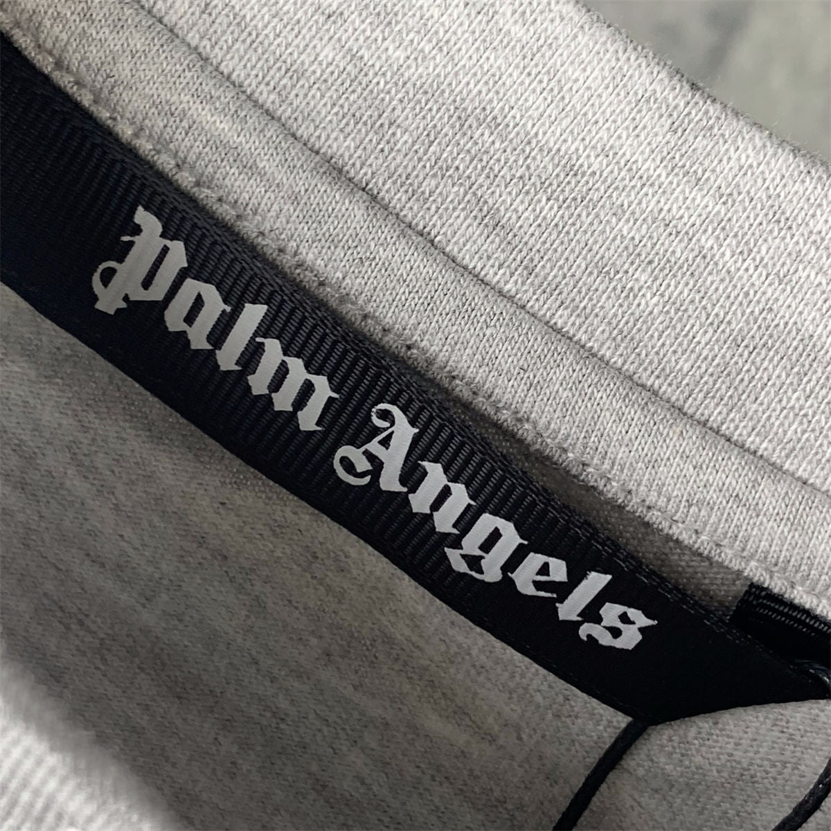 Palm Angels Classic Logo Over T-Shirt Melange 'Grey/White'