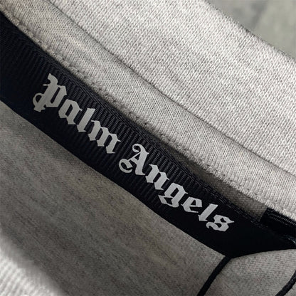 Palm Angels Classic Logo Over T-Shirt Melange 'Grey/White'