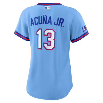 Ronald Acuña Jr. Atlanta Braves Nike Women's 2026 City Connect Stadium Jersey - Powder Blue