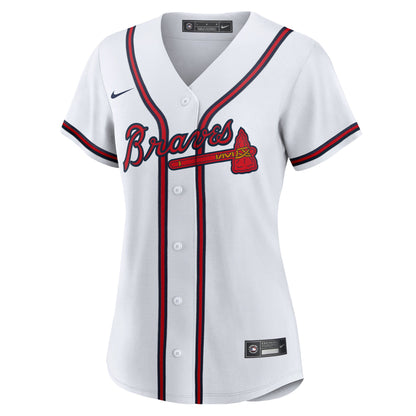 Ronald Acuna Jr. Atlanta Braves Nike Women's Home Replica Player Jersey - White