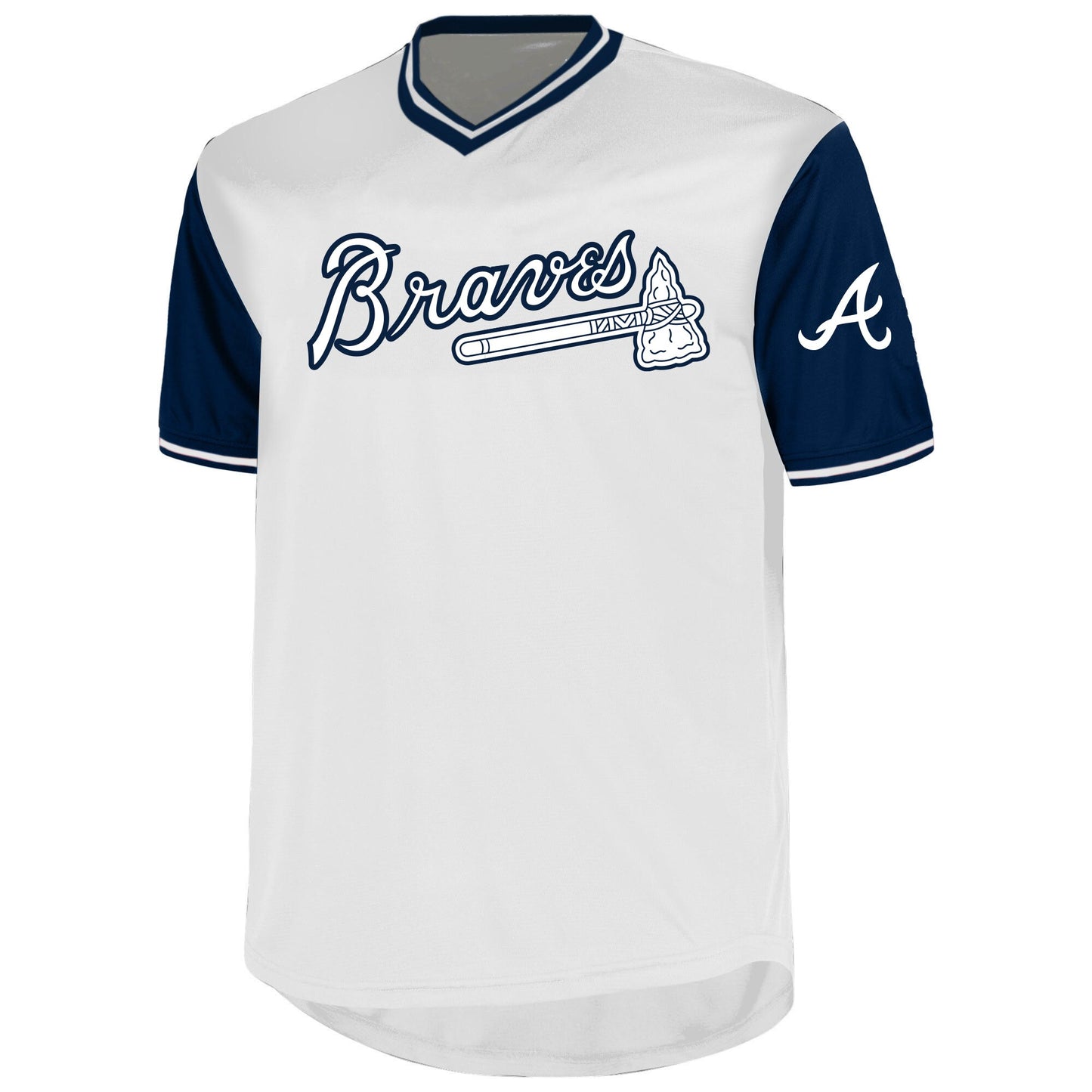 Ronald Acuña Jr. Atlanta Braves Profile Big &amp;amp; Tall Name &amp;amp; Number Jersey - White