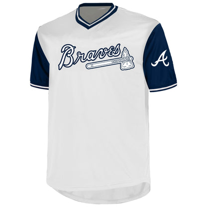 Ronald Acuña Jr. Atlanta Braves Profile Big &amp;amp; Tall Name &amp;amp; Number Jersey - White