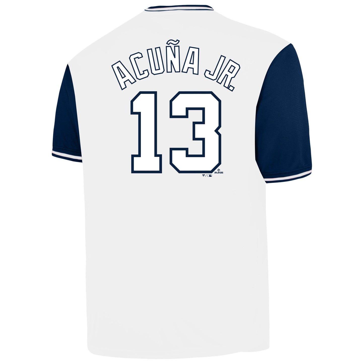 Ronald Acuña Jr. Atlanta Braves Profile Big &amp;amp; Tall Name &amp;amp; Number Jersey - White