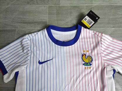 KIDS France National Team 2024/25 Home Football Kit Set (Jersey + Shorts)