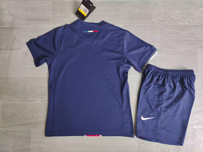 KIDS Paris Saint-Germain (PSG) 2024/25 Home Football Kit Set (Jersey + Shorts)