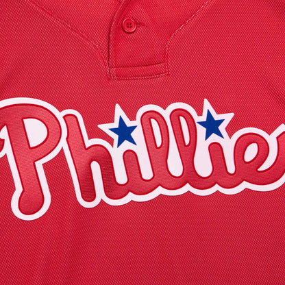 Roy Halladay Philadelphia Phillies Mitchell &amp;amp; Ness Authentic Batting Practice Jersey - Red