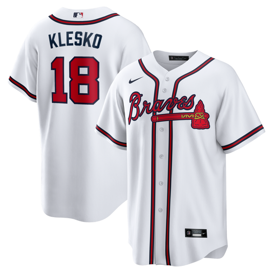 Ryan Klesko Atlanta Braves Nike Home Retired Player Replica Jersey - White