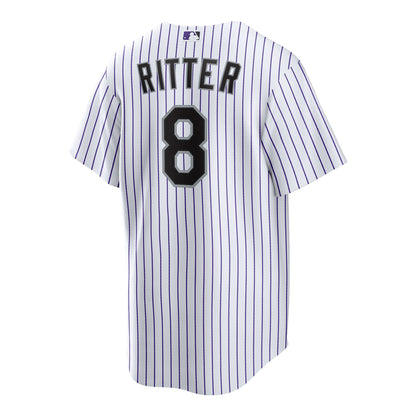 Ryan Ritter Colorado Rockies Nike Home Replica Jersey - White