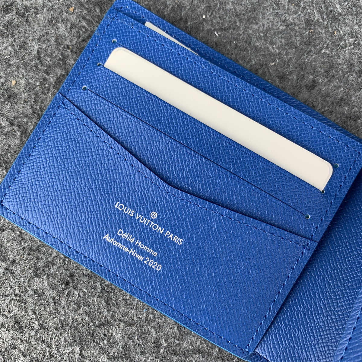 LV Slender Wallet Clouds 'Blue'