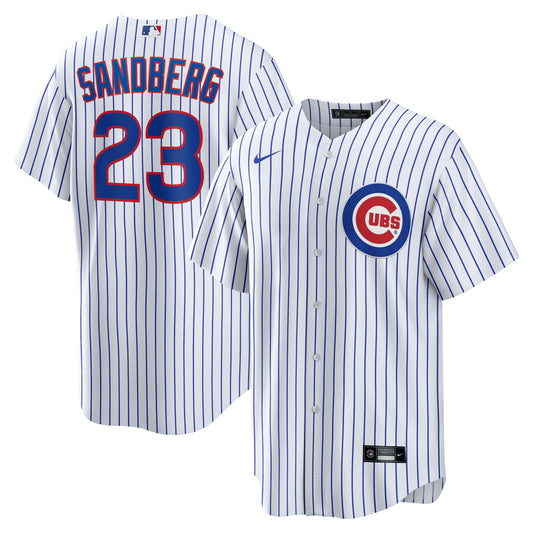 Ryne Sandberg Chicago Cubs Nike Home Retired Player Replica Jersey - White