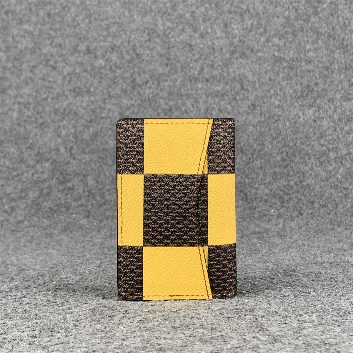 LV Brazza Wallet Damier 'Pop Yellow'