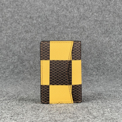 LV Brazza Wallet Damier 'Pop Yellow'