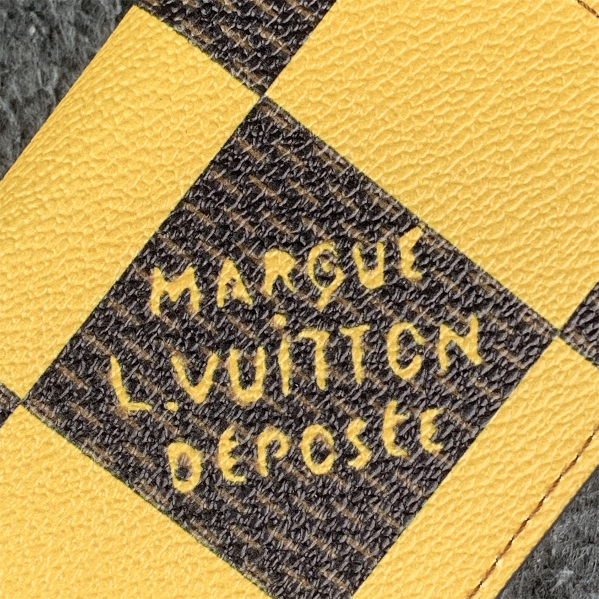 LV Brazza Wallet Damier 'Pop Yellow'