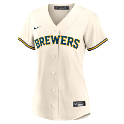 Sal Frelick Milwaukee Brewers Nike Women's Home Replica Jersey - Cream