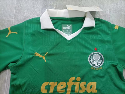 KIDS SE Palmeiras 2024/25 Home Football Kit Set (Jersey + Shorts)