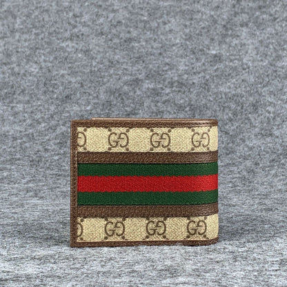 OPHIDIA GG WALLET 'BEIGE EBONY'