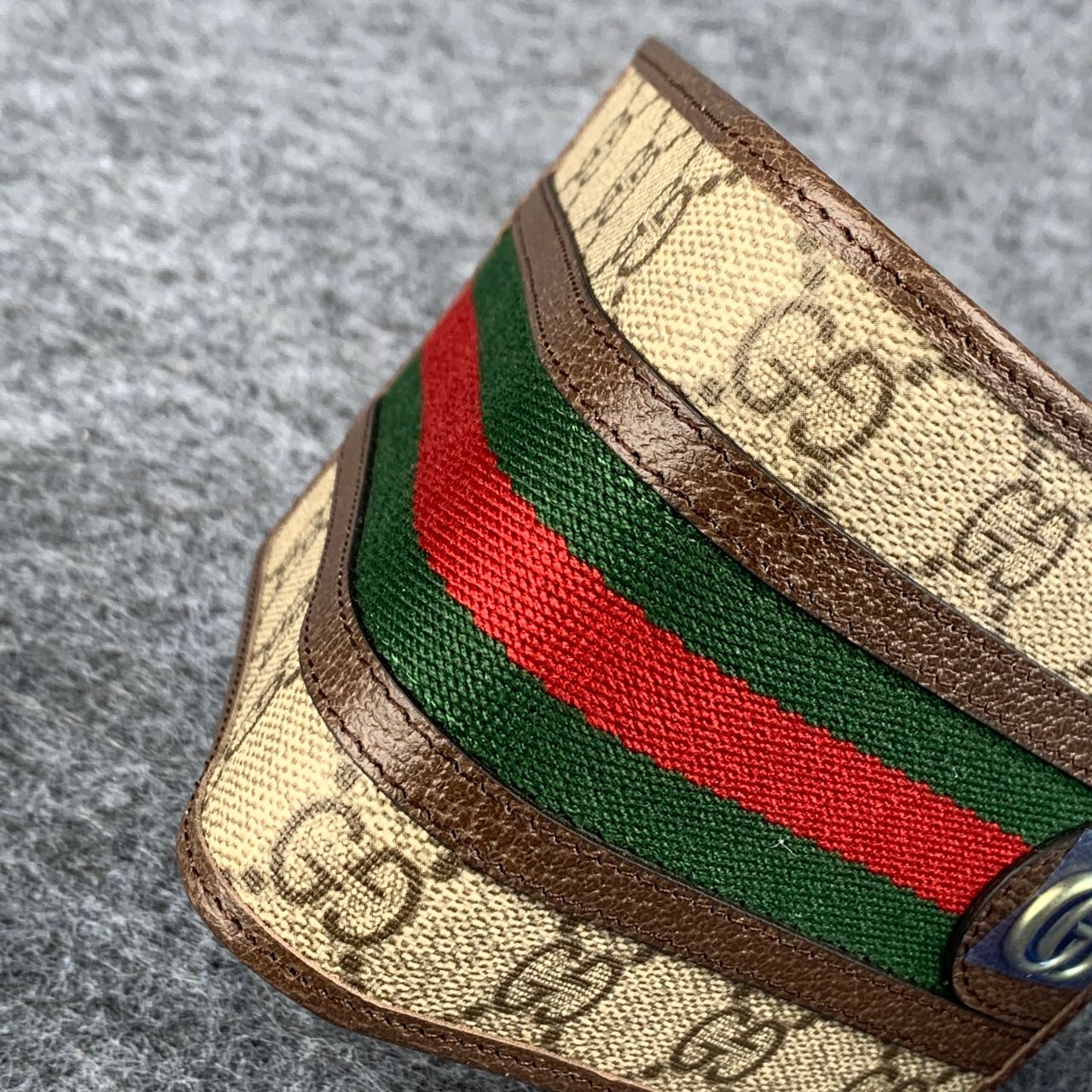 OPHIDIA GG WALLET 'BEIGE EBONY'