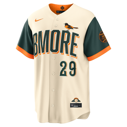 Samuel Basallo Baltimore Orioles Nike 2026 City Connect Stadium Jersey - Cream