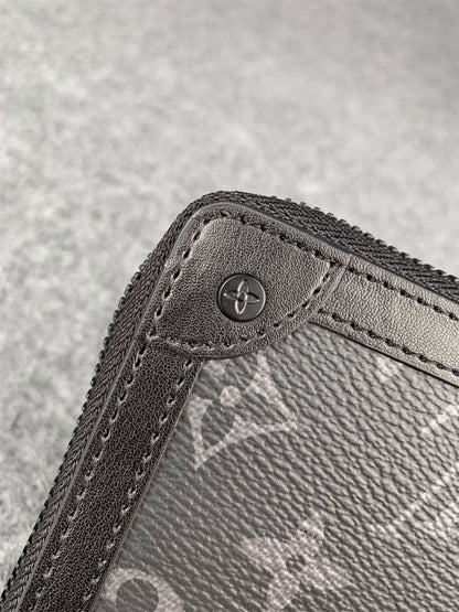 LV Horizontal Zippy Wallet 'Black'