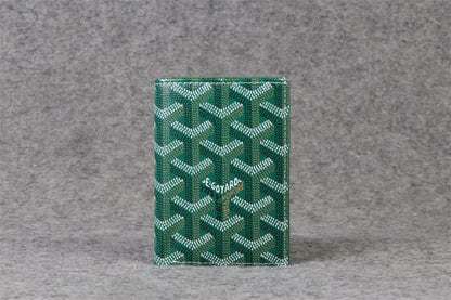 Goyard Canvas Saint Marc Card Wallet 'Green'
