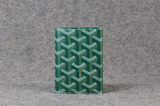Goyard Canvas Saint Marc Card Wallet 'Green'