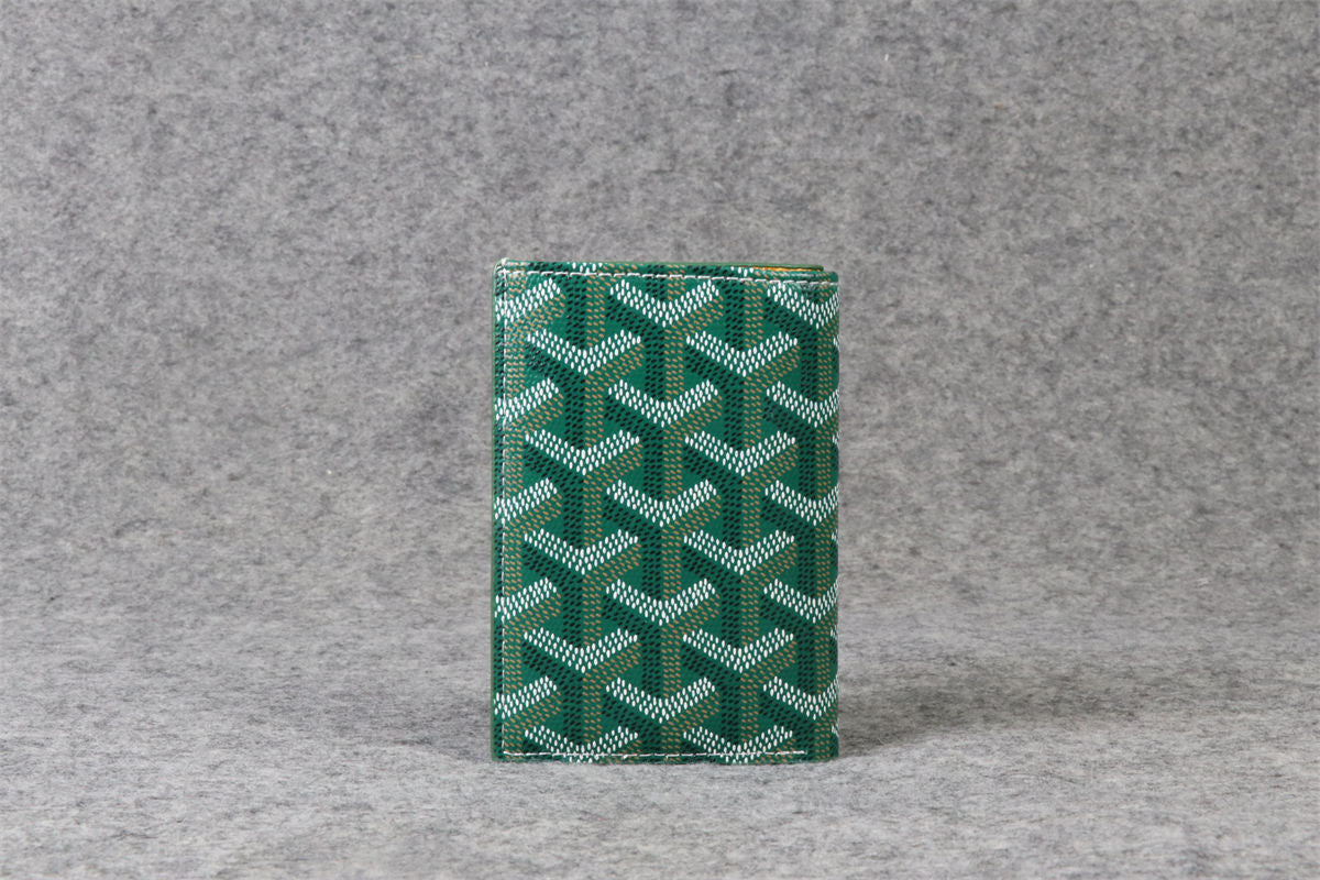 Goyard Canvas Saint Marc Card Wallet 'Green'