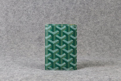 Goyard Canvas Saint Marc Card Wallet 'Green'
