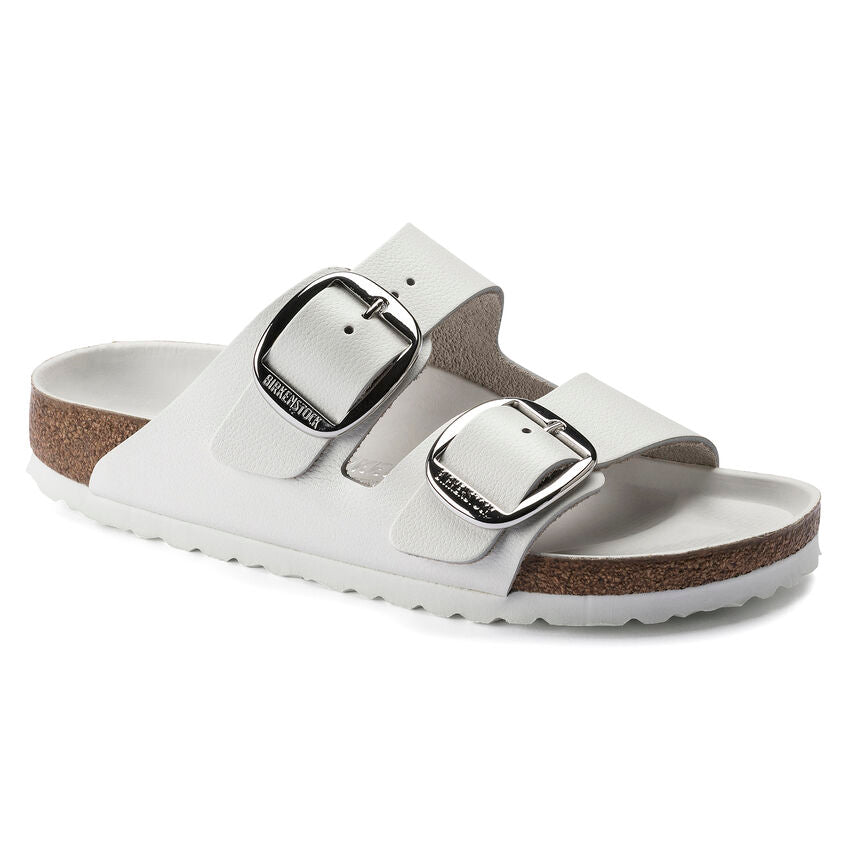 1021583 Birki Arizona Big Buckle Leather White