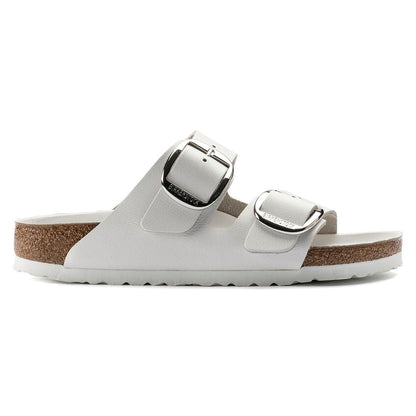 1021583 Birki Arizona Big Buckle Leather White