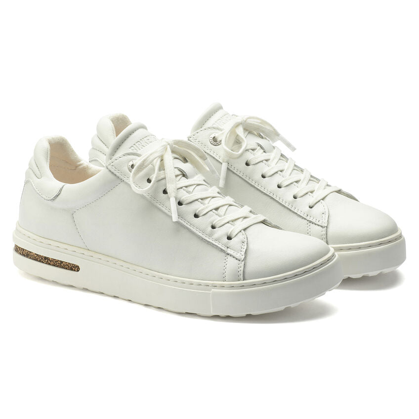 1017723 Birki Bend Low Leather Sneaker White