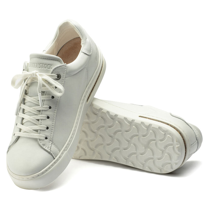 1017723 Birki Bend Low Leather Sneaker White
