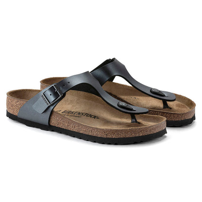 1021428 Birki Gizeh Birko-Flor Metallic Black