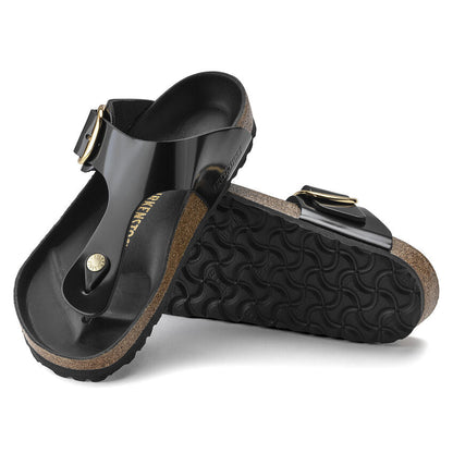 1021467 Gizeh Big Buckle Leather High Shine Black