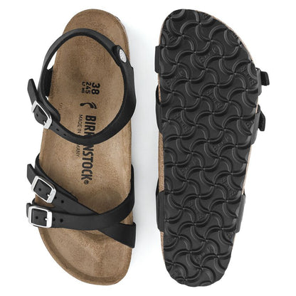 1021506 Birki Kumba Black Oiled Leather