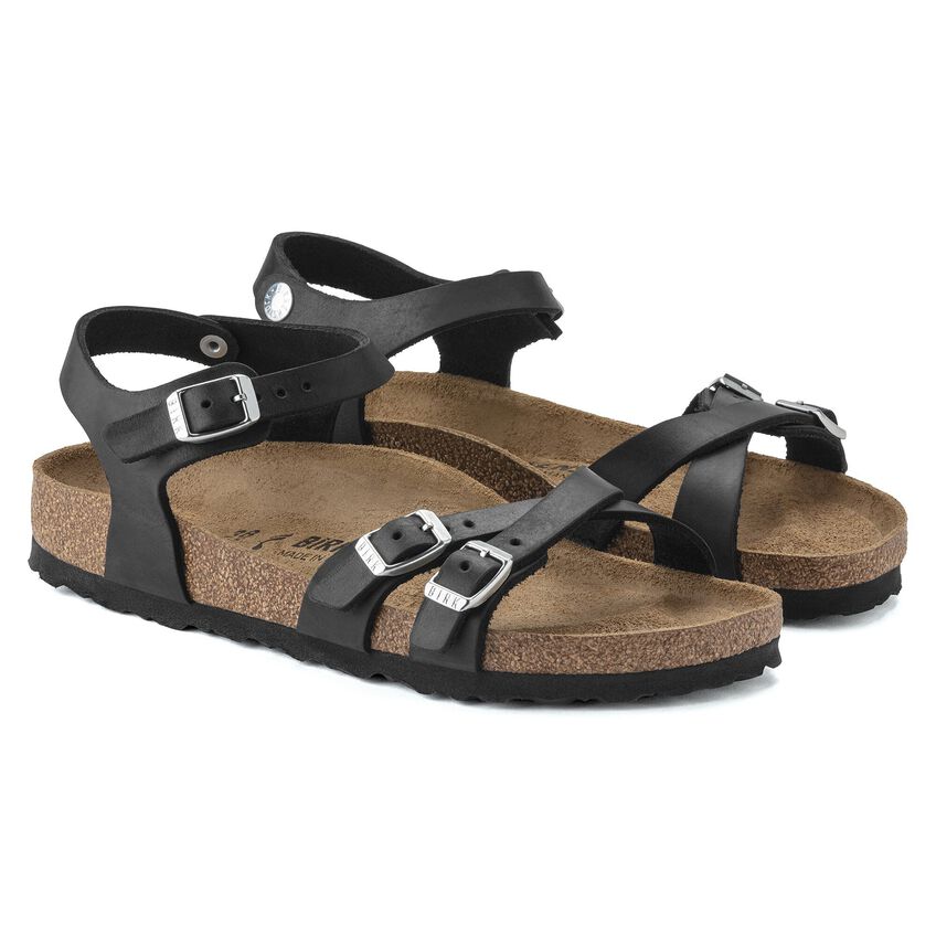 1021506 Birki Kumba Black Oiled Leather