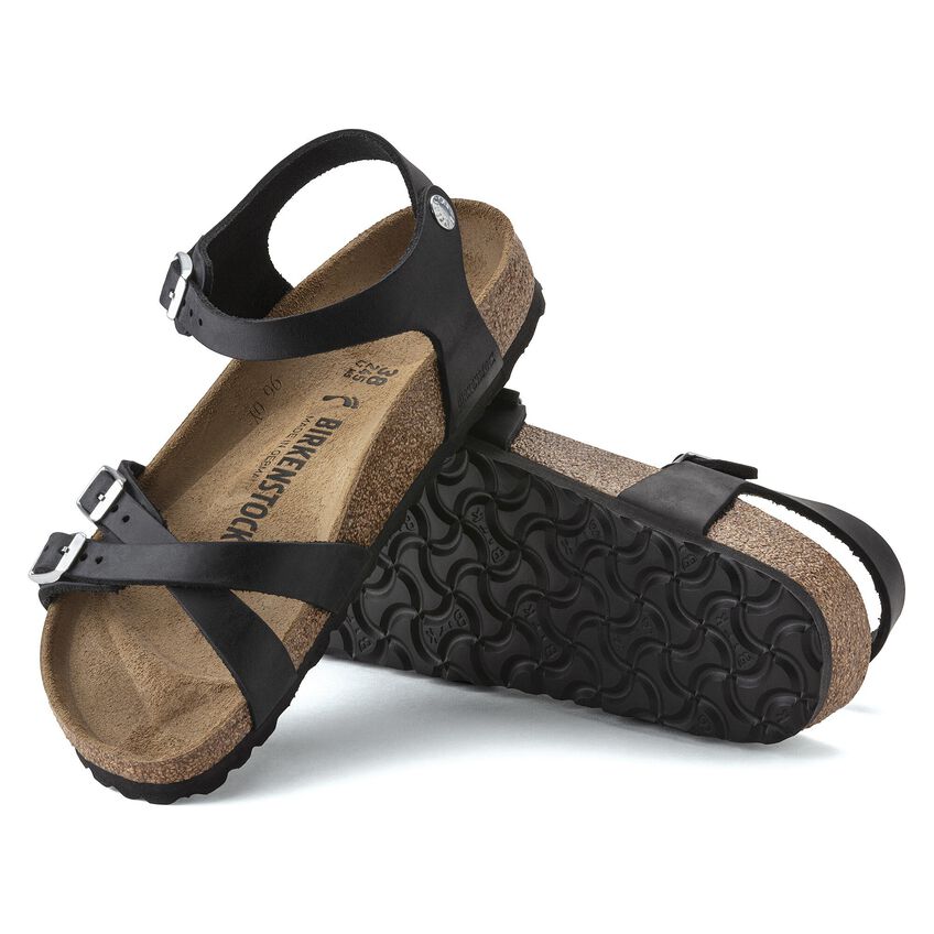 1021506 Birki Kumba Black Oiled Leather