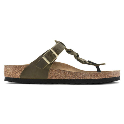 1023969 Birki Gizeh Oiled Leather Braided