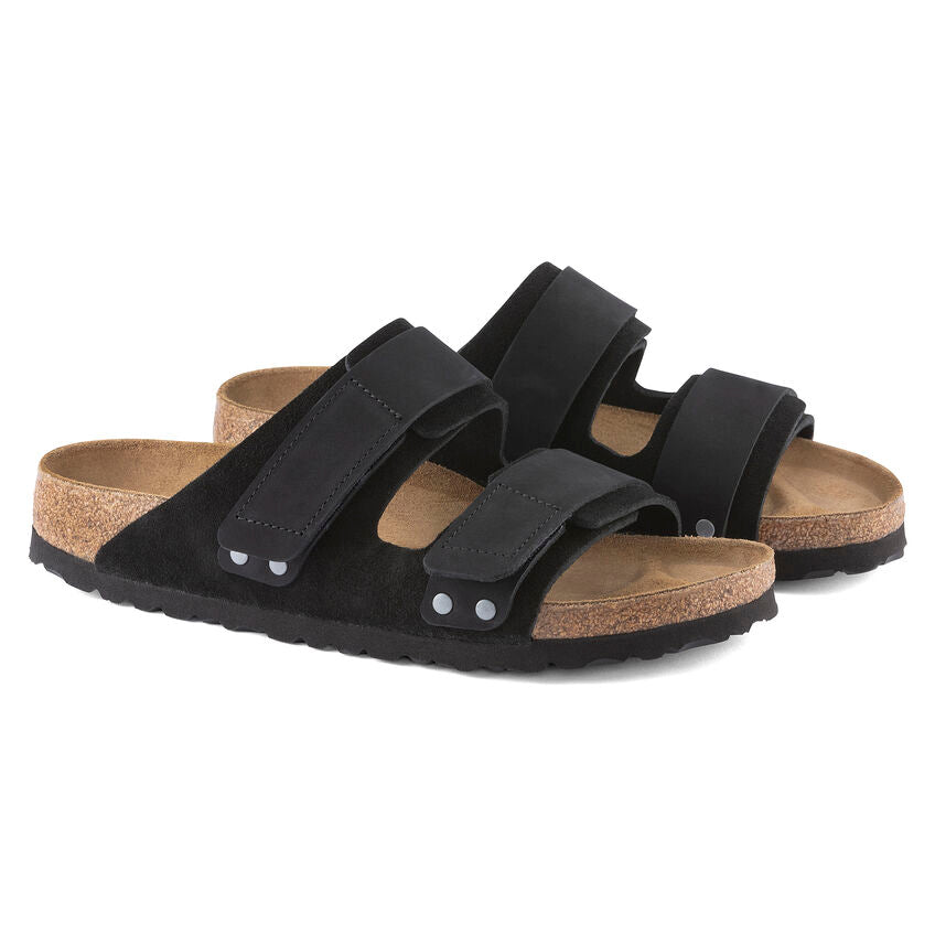 1024832 Birki Uji Nubuck/Suede Leather Black