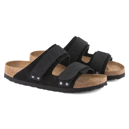 1024832 Birki Uji Nubuck/Suede Leather Black