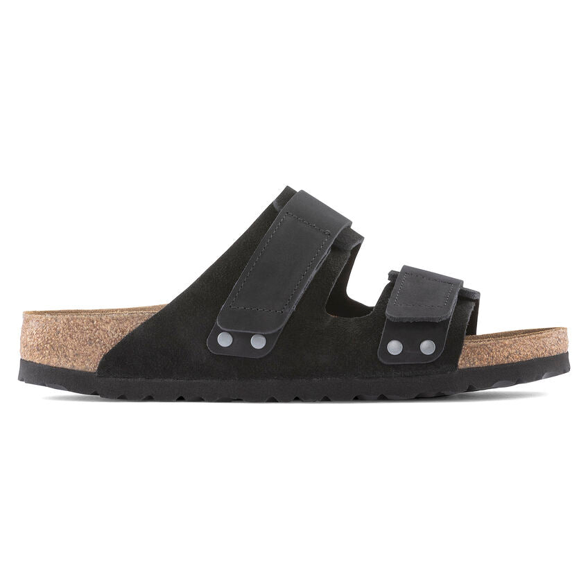 1024832 Birki Uji Nubuck/Suede Leather Black