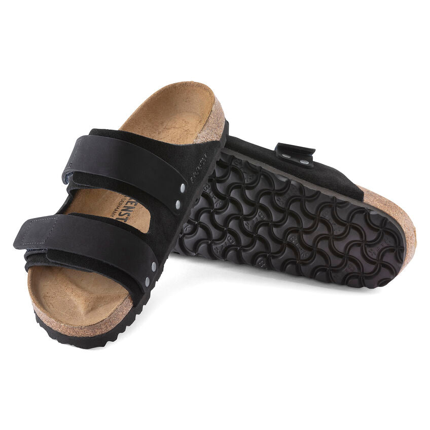 1024832 Birki Uji Nubuck/Suede Leather Black
