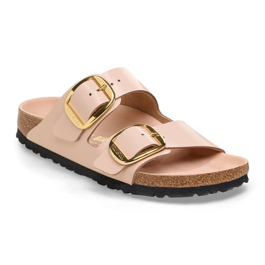 1026553 Birki Arizona Big Buckle High Shine New Beige